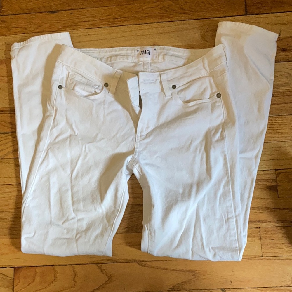 Paige Denim White Pants